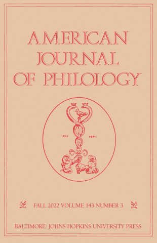 Cover image of American Journal of Philology