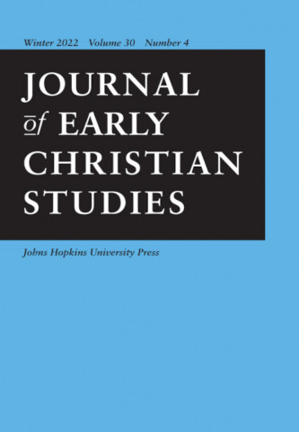 Cover image of Journal of Early Christian Studies