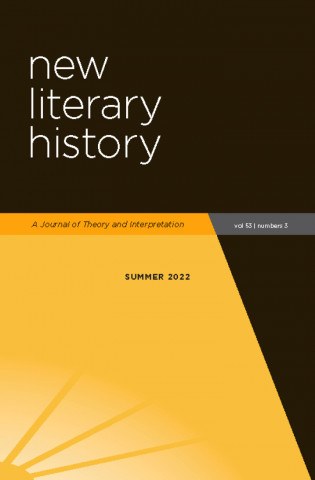 Cover image of New Literary History