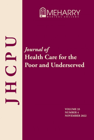 《穷人和服务不足的卫生保健杂志》封面图片