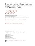 哲学，精神病学和心理学-第24卷，第1号，2017年3月。